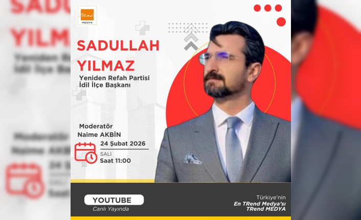 Yeniden Refah Partisi İdil İlçe Başkanı Sadullah Yılmaz Canlı Yayına Katılıyor!