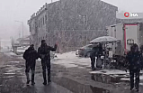 Kars’ta Yoğun Kar Yağışı Başladı!
