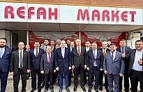 Fatih Erbakan’dan Oğuzeli Belediyesi’ne Anlamlı Ziyaret: Refah Market Açılışında Gövde Gösterisi
