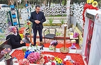 Şehit Polisin Kabrine Çirkin Saldırı!