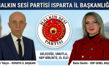 Halkın Sesi Partisi Isparta İl Teşkilatı Kuruldu: "Halkın Sesi Olmaya Geldik"