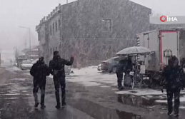 Kars’ta Yoğun Kar Yağışı Başladı!