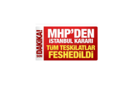 MHP’de İstanbul Depremi: İl ve 39 İlçe Teşkilatı...