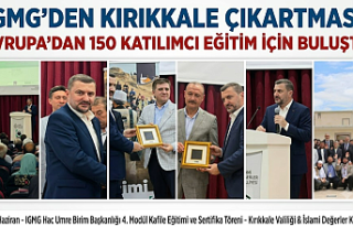 IGMG’den Kırıkkale Çıkartması: Avrupa’dan...