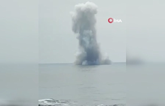 Ordu'da Hareketli Dakikalar: Kıyıya Vuran İDA Kontrollü Şekilde İmha Edildi!