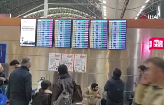 SAW Binlerce Yolcu Terminalde Kaldı