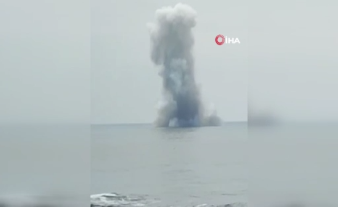 Ordu'da Hareketli Dakikalar: Kıyıya Vuran İDA Kontrollü Şekilde İmha Edildi!